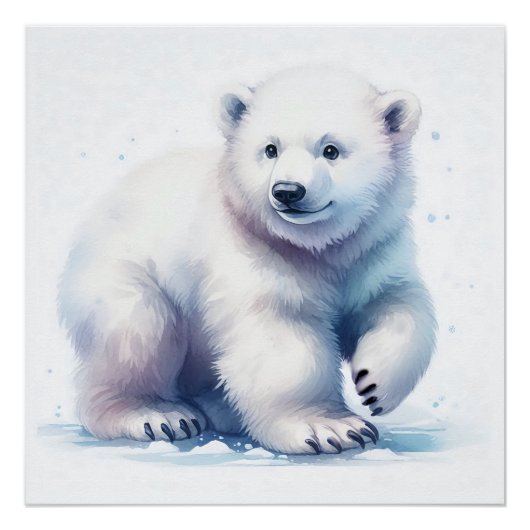 Polar Beer Cool Rustig & niet te stoppen Perfect Poster (Voorkant)