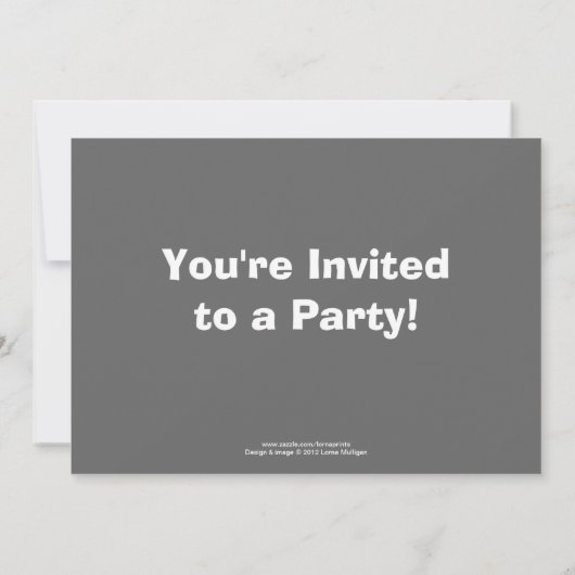 Polar Beer Cub Birthday Party Invitation Kaart (Achterkant)