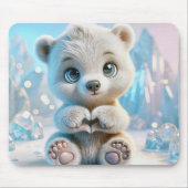 Polar Beer Cub Love Muismat (Voorkant)