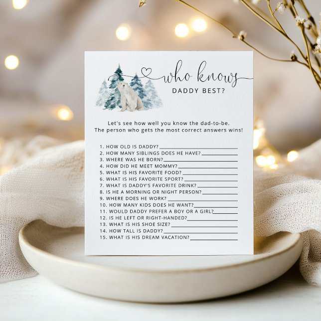 Polar beer die het beste pappie-spel kent (Creator heeft geüpload)