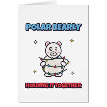 Polar Beer Die Het Net Nog Redt Kerstkaart