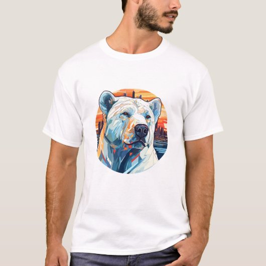 Polar Beer Dierenwereld Wildlife Beauty Discovery T-shirt (Voorkant)