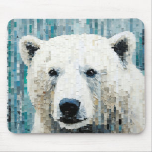 Polar Beer Dierlijke Art Decor Verf Mozaïek Muismat