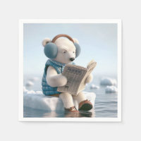Polar Beer Een krant lezen