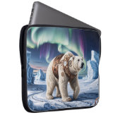 Polar Beer en Aurora Art Laptop Sleeve (Voorkant Rechts)