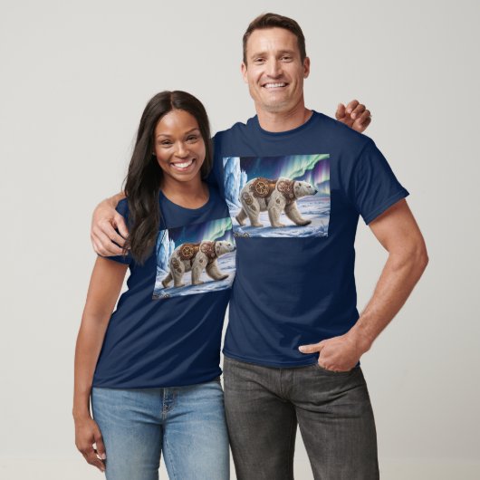 Polar Beer en Aurora Art T-shirt (Unisex)