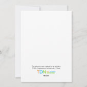 Polar Beer en het noorderlicht Feestdagenkaart (Achterkant)