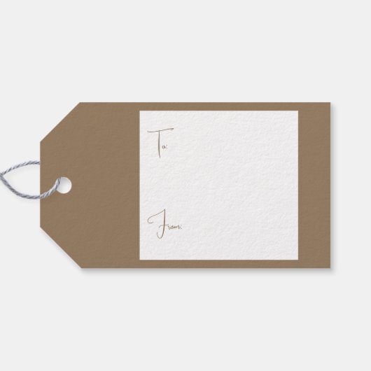 Polar Beer en Sleigh Christmas Gift Label Cadeaulabel (Achterkant Horizontaal)