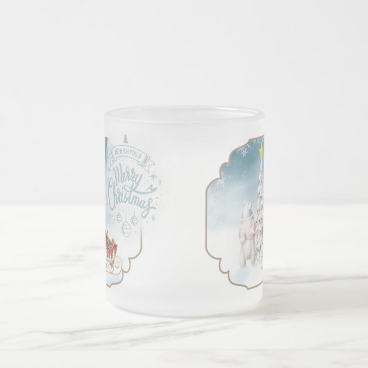 Polar Beer en Sleigh Frosted Mok (Center)