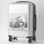 Polar Beer familie Stickers (Koffer)