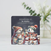 Polar Beer Family Fun Day Uitnodigingen (Staand voorkant)