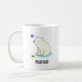 Polar Beer Funny Science Pun Koffiemok (Links)