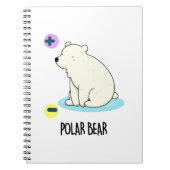 Polar Beer Funny Science Pun Notitieboek (Voorkant)