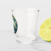 Polar Beer Glas in lood Style AI Art Shot Glass (Rechts)
