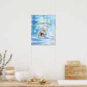 Polar Beer Global Warming Poster (Keuken)