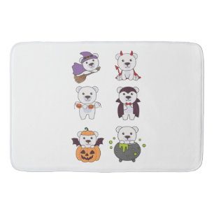 Polar Beer Halloween Witch Devil Pumpkin Vampire Badmat