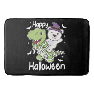 Polar Beer Happy Halloween T-rex Mummy Costume Badmat