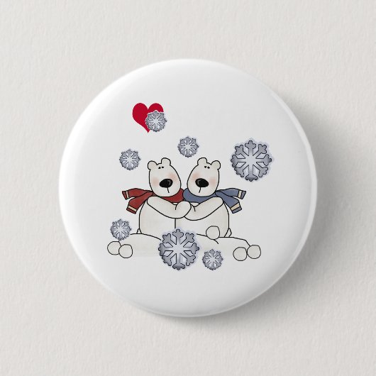 Polar Beer Hug Ronde Button 5,7 Cm (Voorkant)