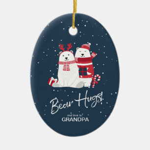 Polar Beer Hugs Foto Template ID851 Keramisch Ornament