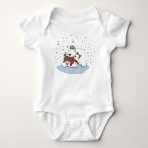 Polar Beer & Husky Friends Baby T-shirt