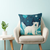 Polar Beer illustratie Kussen (Stoel)
