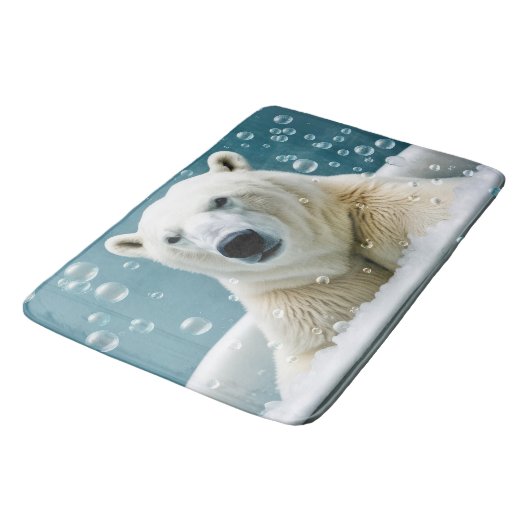 Polar Beer in bubbelbad Badmat (Gekanteld)