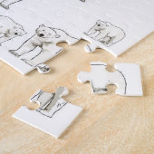 Polar Beer Jigzaag Puzzle Legpuzzel (Zijkant)