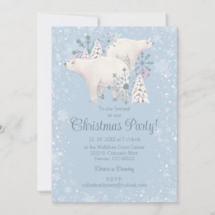 Polar Beer Kerst Feest Uitnodiging