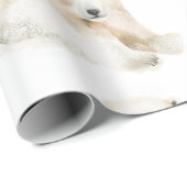 Polar Beer - Kerst Schattige Cadeaupapier (Rol Hoek)