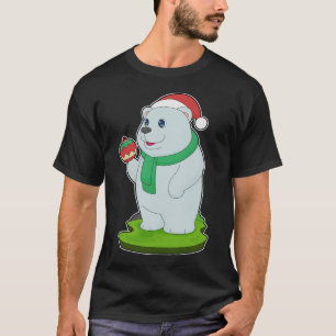 Polar beer kerstbel t-shirt