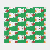 Polar beer kerstkerstkerstkerstkerstkerstkerstman fleece deken (Voorkant (Horizontaal))