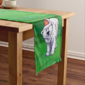 Polar Beer Kerstmis: groen Korte Tafelloper (Voorbeeld)