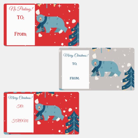 Polar Beer Kerstnaam labels (Groep)