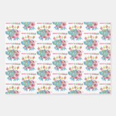 Polar Beer Kerstvellen Wrapping Papier Varken Inpakpapier Vel (Voorkant)