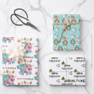 Polar Beer Kerstvellen Wrapping Papier Varken Inpakpapier Vel