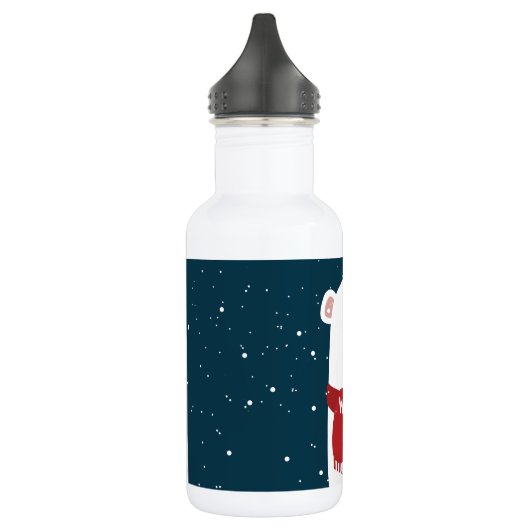 Polar Beer l Kerstmis l Holiday - Speciaal geperso Waterfles (Links)