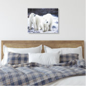 Polar Beer Love Canvas Afdruk (Insitu (Slaapkamer))