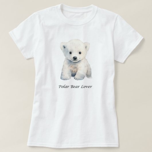 Polar Beer Lover Shirt - Schattige Polar Beer Shir (Design voorkant)
