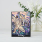 Polar Beer Magic Magnet Feestdagenkaart (Staand voorkant)