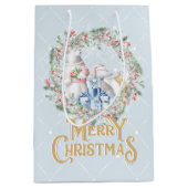 Polar Beer Merry Christmas Gift Bag Medium Cadeauzakje (Voorkant)