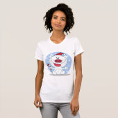 Polar Beer met Candy Cane Vakantie Tshirts (Voorkant volledig)