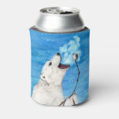Polar-Beer met geroosterde moerasmallow Blikjeskoeler (Blikje Achterkant)