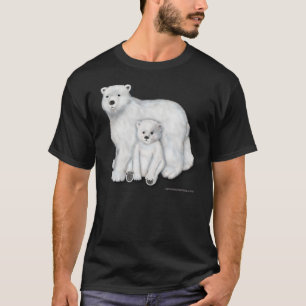 Polar Beer moeder en welp. T-shirt