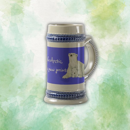 Polar beer moeder met haar welp | bierpul