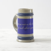 Polar beer moeder met haar welp | bierpul (Voorkant links)