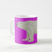 Polar Beer Mok op Roze (Voorkant links)