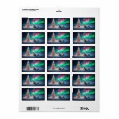 Polar Beer Mom Cubs Kerstboom Noorderlicht Etiket (Full Sheet)