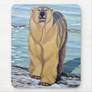 Polar Beer Mousepad Stylish Wildlife Art Mousepad Muismat