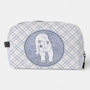 Polar Beer on Ice Painting Originele wilde dieren  Toilettasje