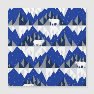 Polar Beer op Iceberg Naadloos Patroon.